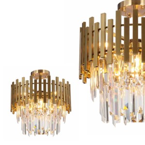 Lampa sufitowa ASPEN Złoty 6xE14 ML8810 Milagro