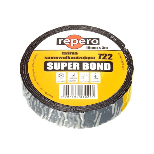 Taśma elektroizolacyjna samowulkanizująca 19mm x 3m mrozoodporna