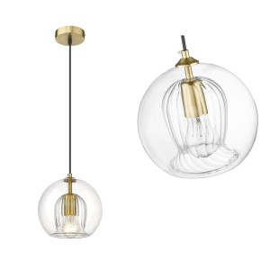 Lampa wisząca Arette 1 złoty LP-133/1P Light Prestige