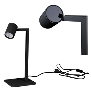 Lampa biurkowa czarna Snow LP-731/1T BK Light Prestige
