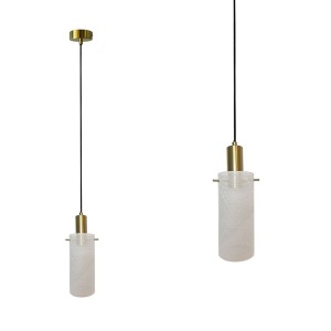 Lampa wisząca Tirana 1xE27 biała LP-945/1P WH Light Prestige