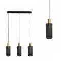 Lampa wisząca Tirana 3xE27 linia czarna LP-945/3L BK Light Prestige