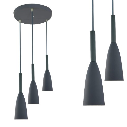 Solin 3 wisząca szara b Light Prestige