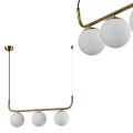 Lampa wisząca Alisa 3xE14 złota/biała LP-005/3L GD Light Prestige