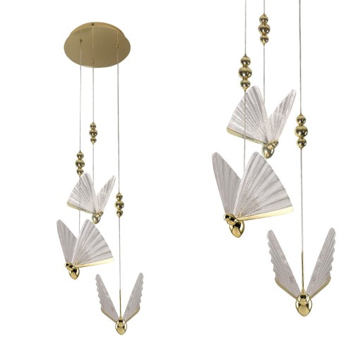 Lampa wisząca Mariposa 3xLED CCT LP-1715/3P Light Prestige