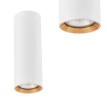 Spot tuba MANACOR biało-złota 6x17cm GU10 LIGHT PRESTIGE
