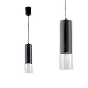 Lampa wisząca Manacor 1 czarna LP-232/1P BK Light Prestige