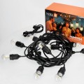 Girlanda ogrodowa IP44 MIMOSA LED SET 10m + komplet żarówek 10xE27 1W Kobi