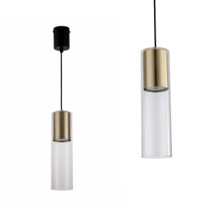 Lampa wisząca Manacor 1 złota LP-232/1P GD Light Prestige