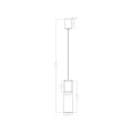 Lampa wisząca Manacor 1 biała LP-232/1P WH Light Prestige