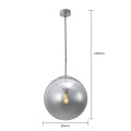 Lampa wisząca Palla chrom 30cm Light Prestige
