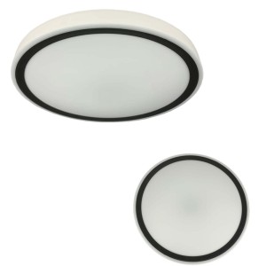 Plafon VEGAS mały czarny 4000K barwa neutralna LP-550/1C S 4BK Light Prestige