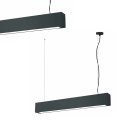 Lampa wisząca Ibros średnia 18W CCT IP20 1xLED czarna LP-7001/1P 20 BK-63 18 CCT Light Prestige