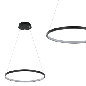 Lampa wisząca Ring mały CCT 1xLED czarny LP-909/1P S BK CCT Light Prestige