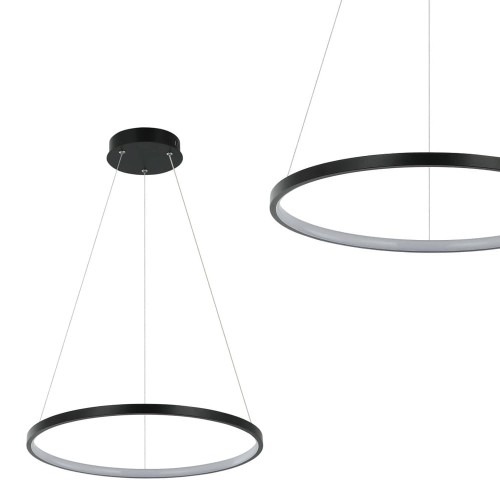 Lampa wisząca Ring mały CCT 1xLED czarny LP-909/1P S BK CCT Light Prestige