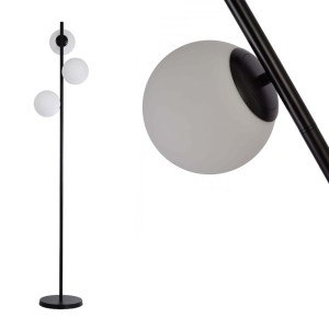 Lampa podłogowa Dorado czarna LP-002/3F BK Light Prestige