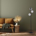 Lampa podłogowa Dorado czarna LP-002/3F BK Light Prestige