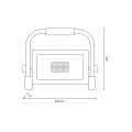 Naświetlacz Led Przenośny Work 50W 4000K IP65 EKN0732 Eko-Light