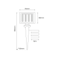 Girlanda Micro Led 15m 150LED CZARNY Ciepła 3000K 0.06W IP44 EKO0624 Eko-Light