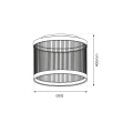 Lampa sufitowa Guarda 43W LED śr. 51cm ML0528 Milagro