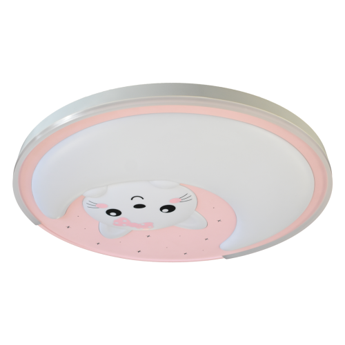 Plafon MOONCAT PINK 34W LED RÓŻOWY 4000K 34W LED IP20 ML1059 Milagro