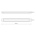 Listwa LED Batten 18W 60cm 4000K - Czarny CZARNY Neutralna 4000K 18W IP20 ML0748 Eko-Light