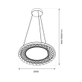 Lampa wisząca NEST 43W LED śr. 61cm ML0524 Milagro