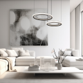 Lampa wisząca NEST 77W LED 61+41cm ML0525 Milagro