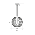 Lampa wisząca KYOTO 39W LED śr. 54cm ML0527 Milagro