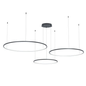 Lampa wisząca Saturno Black 100W LED ML0846 Milagro