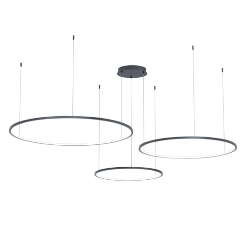 Lampa wisząca Saturno Black 100W LED ML0846 Milagro