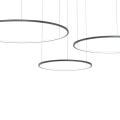 Lampa wisząca Saturno Black 100W LED ML0846 Milagro