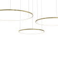 Lampa wisząca Saturno Gold 100W LED ML0847 Milagro