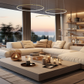 Lampa wisząca Saturno Gold 100W LED ML0847 Milagro