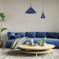 Lampa wisząca CAPITAL NAVY BLUE Ø46cm 1xGX53 MLP0956 Milagro