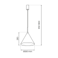 Lampa wisząca CAPITAL BLACK Ø32cm 1xGX53 MLP0958 Milagro
