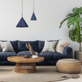 Lampa wisząca CAPITAL NAVY BLUE Ø32cm 1xGX53 MLP0962 Milagro