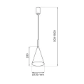 Lampa wisząca CAPITAL BLACK Ø17cm 1xGX53 MLP0964 Milagro