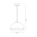 Lampa wisząca GAMMA BLACK 1xE27 MLP1063 Milagro