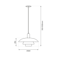 Lampka wisząca FERRO 1xE27 ML1048 Milagro