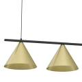 Lampa wisząca CAPITAL CZARNY-ZŁOTY 3XGX53 MLP0937 Milagro