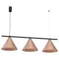 Lampa wisząca CAPITAL CZARNY-MIEDZIANY 3XGX53 MLP0940 Milagro