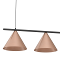 Lampa wisząca CAPITAL CZARNY-MIEDZIANY 3XGX53 MLP0940 Milagro