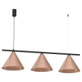 Lampa wisząca CAPITAL CZARNY-MIEDZIANY 3XGX53 MLP0940 Milagro