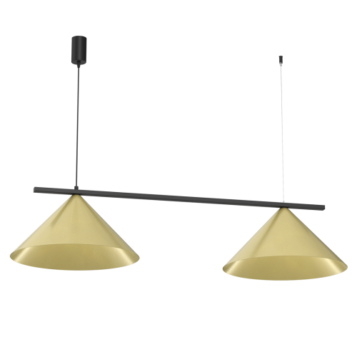 Lampa wisząca CAPITAL CZARNO-ZŁOTY 2XGX53 MLP0941 Milagro