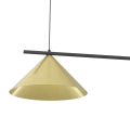Lampa wisząca CAPITAL CZARNO-ZŁOTY 2XGX53 MLP0941 Milagro