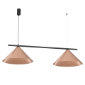 Lampa wisząca CAPITAL  CZARNY-MIEDZIANY 2XGX53 MLP0944 Milagro