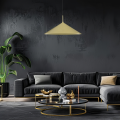 Lampa wisząca CAPITAL ZŁOTY 1XGX53 MLP0945 Milagro