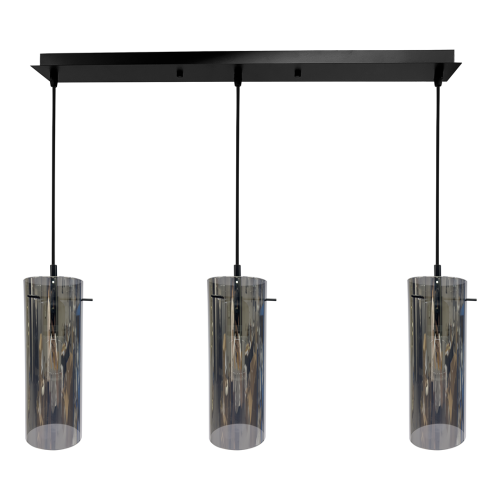 Lampa wisząca PADOVA 3xE27 CZARNY 3xE27 IP20 ML1073 Milagro
