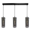 Lampa wisząca PADOVA 3xE27 CZARNY 3xE27 IP20 ML1073 Milagro